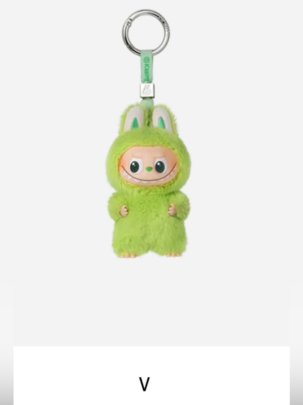Pop Mart Labubu Pin for Love - Letter V